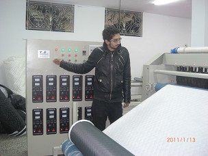 Ultrasonic quilting machine-Tunisia(2011-01)